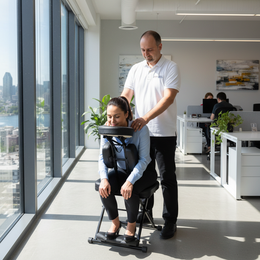 Seated "chair" massage